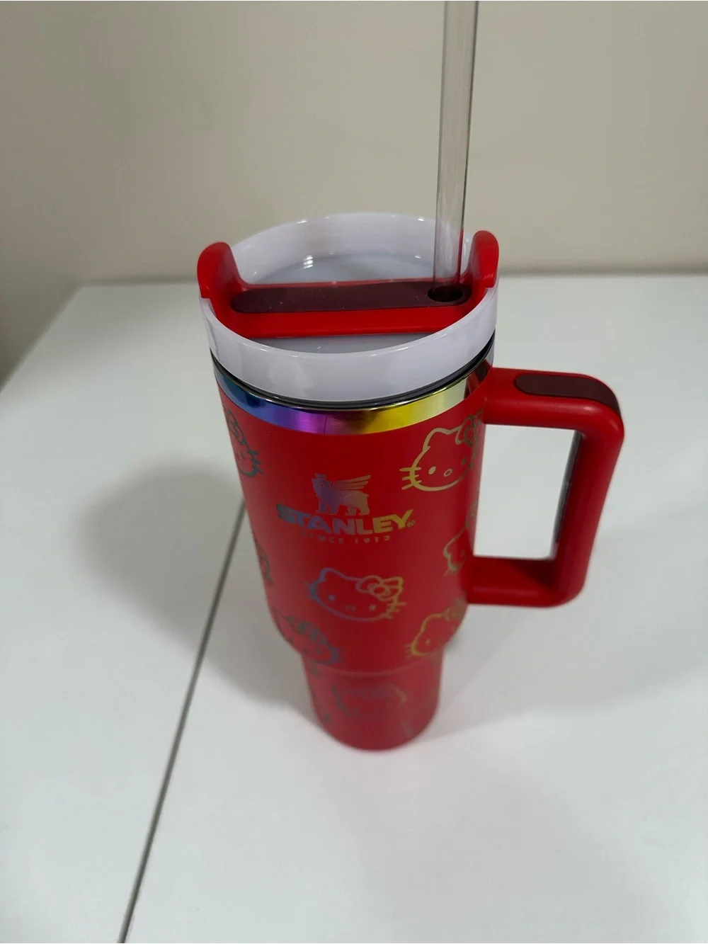 Stanley Red Hello Kitty Insulated Travel Mug with Handle